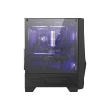 MSI MAG FORGE 100M Mid Tower Gaming Computer Case 'Black  2x 120mm ARGB PWM Fan  1x 120mm Fan  1-6 A