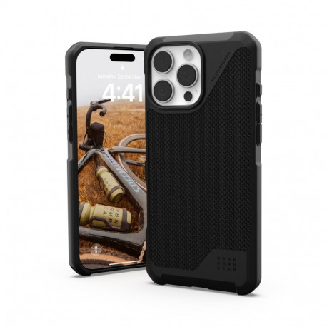 Kaitseümbris Metropolis LT, Apple iPhone 16 Pro Max, Kevlar must, MagSafe, Urban Armor Gear (UAG)