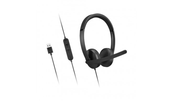 Lenovo 4XD1P83425 juhtmega peavõru kõrvaklapid kõned/muusika USB Type-A must