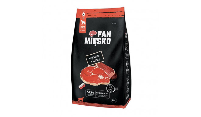PAN MIĘSKO veiseliha kitsega M kuiv koeratoit 20kg