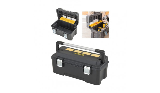 Stanley FMST1-75791 väike osade/tööriistakast metall, plast must