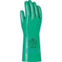 Safety nitrile-gloves Uvex Profastrong, flock lining, NF33, size 10 (10pcs)