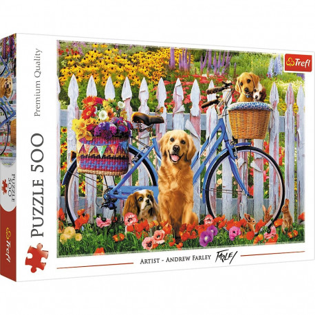 TREFL Puzzle Puppies, 500 pcs