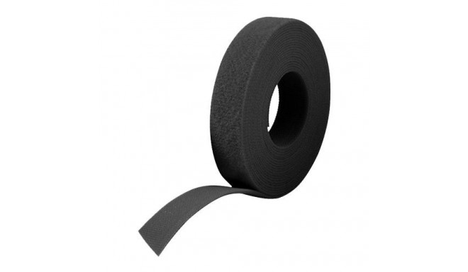 Cablenet 25m Reel x 30mm FRT Velcro One Wrap Continuous Tape Black