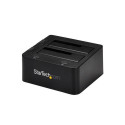 StarTech.com Dual-Bay USB 3.0 to SATA and IDE Hard Drive Docking Station, USB Hard Drive Dock, Exter