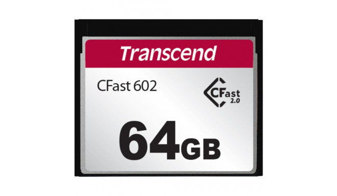 Transcend TS64GCFX602 memory card 64 GB CFast 2.0 MLC