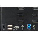 StarTech.com 2 Port Quad Monitor DisplayPort KVM Switch - 4K 60Hz UHD HDR - Desktop 4K DP 1.2 KVM wi