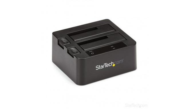 StarTech.com Dual-Bay USB 3.1 to SATA Hard Drive Docking Station, USB 3.1 (10 Gbps) Hard Drive Dock,