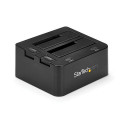 StarTech.com Dual-Bay USB 3.0 to SATA Hard Drive Docking Station, USB Hard Drive Dock, External 2.5/