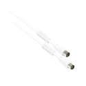 Alcasa S-PAK30 coaxial cable 30 m IEC White