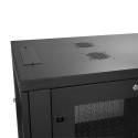 StarTech.com 2-Post 6U Wall Mount Network Cabinet with 1U Shelf, 19&quot; Wall-Mounted Server Ra