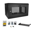 StarTech.com 2-Post 6U Wall Mount Network Cabinet with 1U Shelf, 19&quot; Wall-Mounted Server Ra