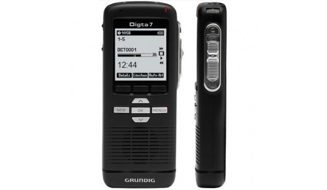 Grundig Digta 7 Internal memory &amp; flash card Black