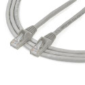 StarTech.com 2m CAT6 Ethernet Cable - Grey CAT 6 Gigabit Ethernet Wire -650MHz 100W PoE RJ45 UTP Net