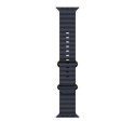 Apple 49mm Navy Ocean Band - Black Titanium Finish