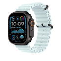 Apple 49mm Ice Blue Ocean Band Extension - Black Titanium Finish