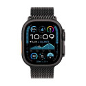 Apple Watch Ultra 2 GPS + Cellular 49mm Black Titanium Case with Black Titanium Milanese Loop - M