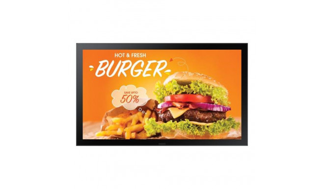 Samsung OH24B Digital signage flat panel 61 cm (24&quot;) LCD Wi-Fi 1500 cd/m² Full HD Black Bui