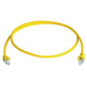 Telegärtner MP8 FS 500 LSZH 0.25m networking cable Yellow Cat6a SF/UTP (S-FTP)