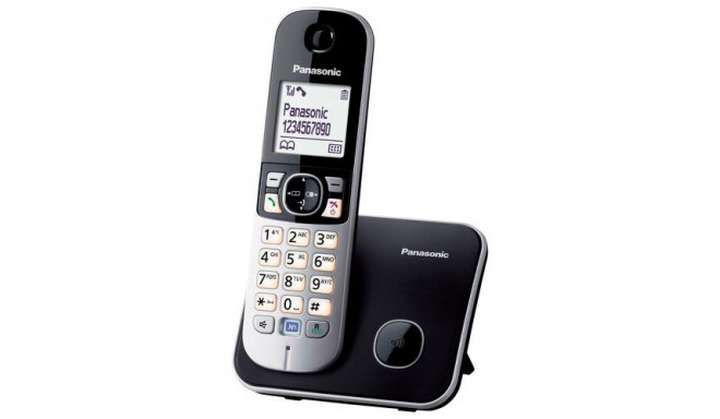 Panasonic KX-TG6811GB telephone DECT telephone Caller ID Black