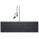 DELL KB525C keyboard Office USB QWERTY US International Black