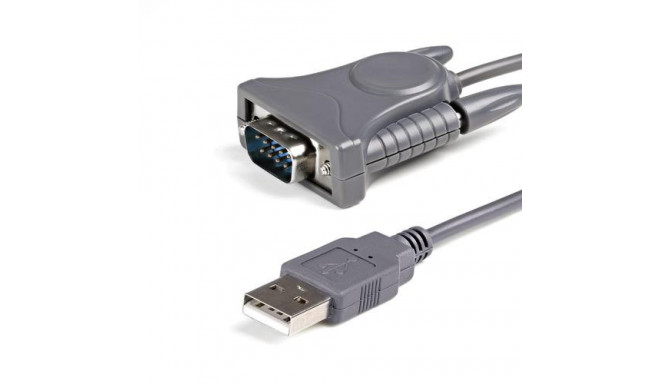 StarTech.com 3ft (91cm) 1-Port USB to Serial Cable, DB9/DB25 RS232 to USB Converter, Prolific, USB t