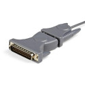 StarTech.com 3ft (91cm) 1-Port USB to Serial Cable, DB9/DB25 RS232 to USB Converter, Prolific, USB t