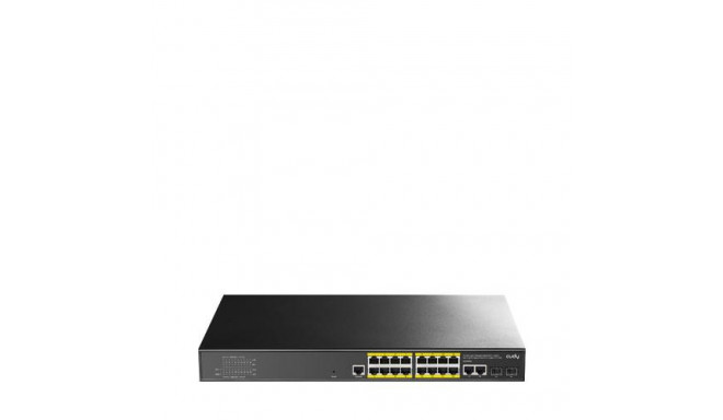 Cudy GS2018PS2 Managed L2 Gigabit Ethernet (10/100/1000) Power over Ethernet (PoE) 1U Black