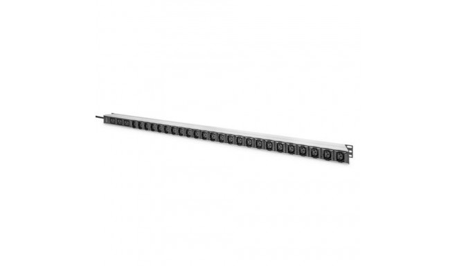 Digitus Basic IT PDU, 1-phase 16A, 24 x C13, 3 x C19, 3 m supply cable, IEC 60309 16 A plug