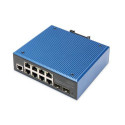 Digitus Industrial 8+2 -Port L2 managed Gigabit Ethernet Switch