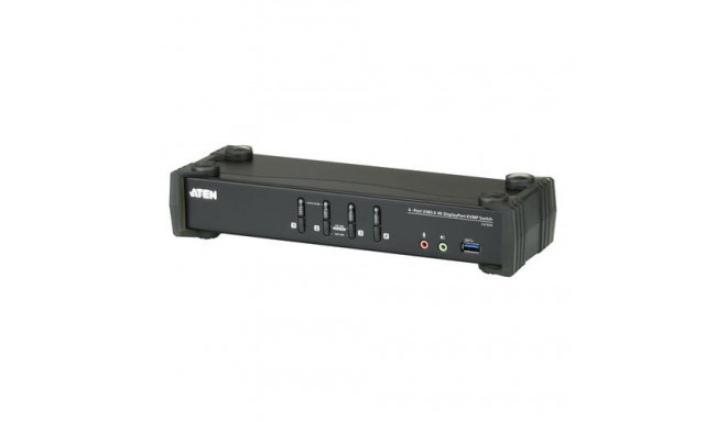 ATEN 4-Port USB 3.1 Gen 1 4K DisplayPort 1.2 KVMP™ Switch with Audio (KVM cables included)