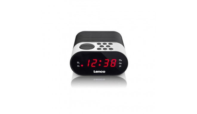 Lenco CR-07 Clock Black, White