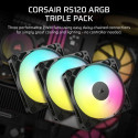 Corsair RS120 ARGB Computer case Fan 12 cm Black 3 pc(s)