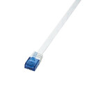 LogiLink 0.5m Cat6 U/UTP RJ45 networking cable White U/UTP (UTP)