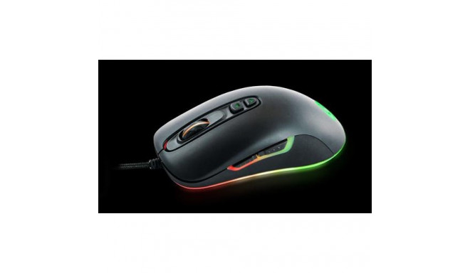 QPAD DX-80 mouse Ambidextrous USB Type-A Opto-mechanical 8000 DPI