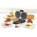 Unold 48241 waffle iron 2 waffle(s) 1300 W Black, Silver