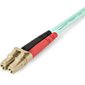 StarTech.com 1m (3ft) LC/UPC to LC/UPC OM4 Multimode Fiber Optic Cable, 50/125µm LOMMF/VCSEL Zipcord