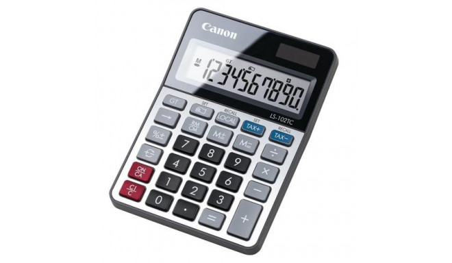 Canon LS-102 TC calculator Desktop Basic Black, Metallic