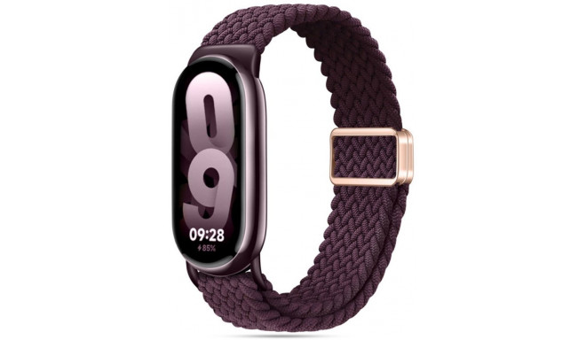 Tech-Protect watch strap NylonMag Xiaomi Smart Band 8/9, dark cherry