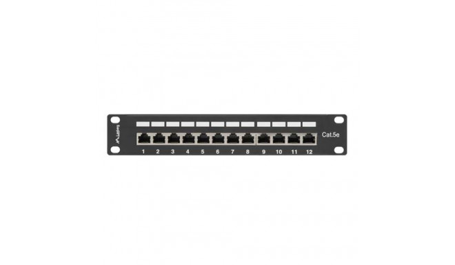 Lanberg PPF5-9012-B patch panel 1U