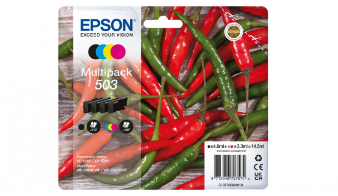 Epson 503 ink cartridge 4 pc(s) Original Standard Yield Black, Cyan, Magenta, Yellow