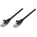 Intellinet Network Patch Cable, Cat6, 1.5m, Black, Copper, S/FTP, LSOH / LSZH, PVC, RJ45, Gold Plate