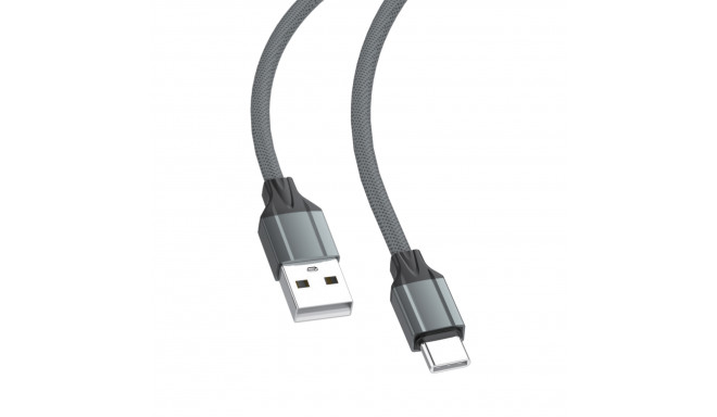 D-Fruit cable USB-A - USB-C 2m, grey (DF120)