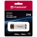 Transcend SSD ESD300S        2TB USB-C silver