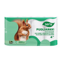 Household paper 2-ply SERLA half-sheet in a 4-roll pack