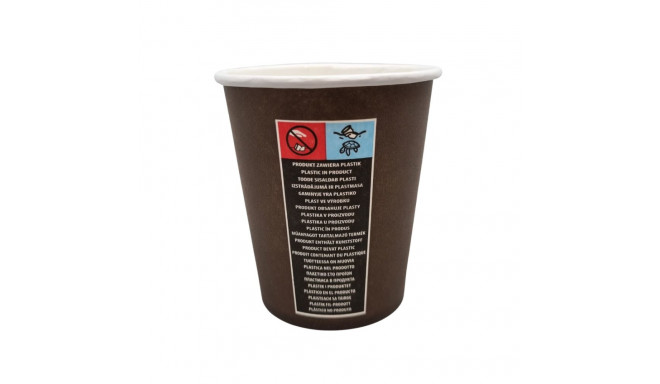 Kohvitops kartongist 250ml COFFEE 4 YOU pruun 100tk/pk