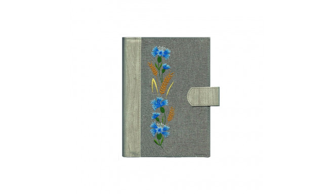 Book calendar MINISTER Embroidery Week H (linen) "Cornflower" 2912136234