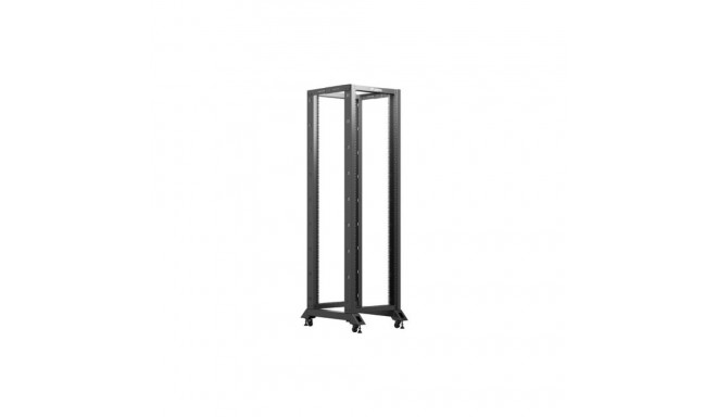 OPEN RACK 19" 42U 600X800 BLACK LANBERG V2