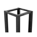 OPEN RACK 27U 600X800 BLACK LANBERG V2
