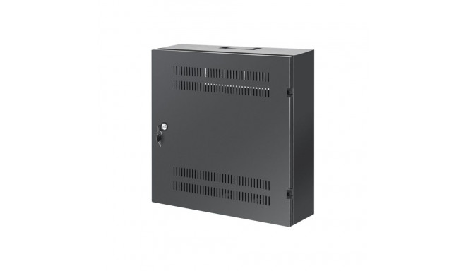 INTELLINET Low-Profile 19inch Wall Mount Cabinet with 4U Horizontal and 2U Vertical Rails 170mm 6.7 